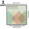 Americanflat 12.5" x 12.5" Album Frame to Display and Protect your Favorite Album Covers - Black - 2 Pack - 2 of 4