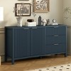Minimalist Sideboard Buffet Cabinets with Doors and Drawers, Kitchen Storage Sideboard,Storage Cabinet for Entryway or Living Room-Maison Boucle - 2 of 4
