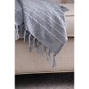 Kumasinova 50x60" Cotton Throw Blanket Set of 2,Decorative Fringe Blankets for Home Decor,Fall Throw Blanket for Couch&Bed - 4 of 4