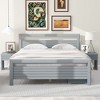 NicBex Queen Size Platform Bed Modern Pine Bed Frame with Headboard, 2 Bedside Tables and 2 Storage Drawers for Bedroom, No Box Spring Required - 2 of 4