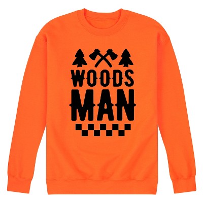 Men's - Instant Message - Christmas Tree Woodsman Graphic Fleece Sweatshirt