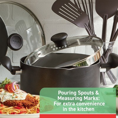 T-fal   Simply Cook Nonstick Cookware Set Black