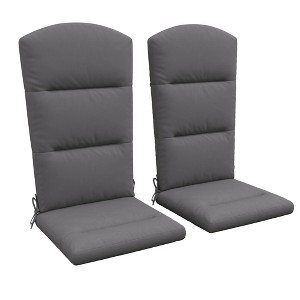 Outsunny Adirondack Chair Cushions, Outdoor Chair Cushions with Seat Cushion, Back Cushion and Ties, Water Repellent Replacement Patio Seat Pads - 1 of 4
