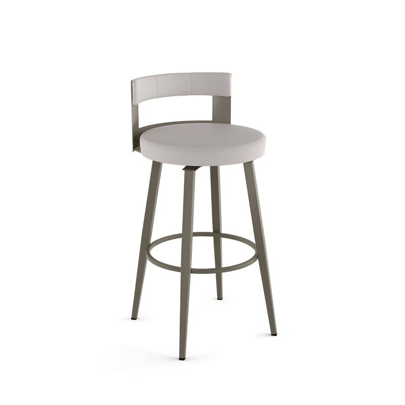 Amisco Paramont Upholstered Counter Height Barstool Gray, 1 of 8