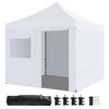 Commercial Canopy Tent with 4 Removable Sidewalls, 10x10 Pop Up Canopy Tent - 4 of 4