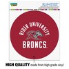 Rider University Broncs Logo Automotive Car Window Locker Circle Bumper Sticker - 3 of 4