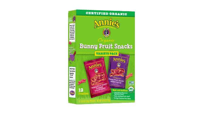 Annie's Bunny Fruit Snacks - Variety Pack 12ct, 2 of 9, play video