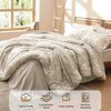 BAGOKIE 7 Pieces Floral Bed in a Bag Comforter Set for All Season - 3 of 4