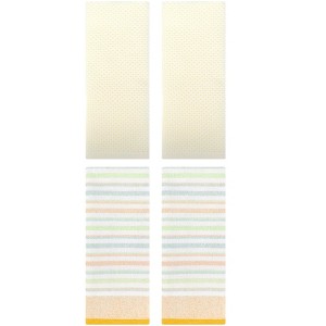 REGALWOVEN 4 Pcs Solid Bathroom Hotel and Spa Waffle Cotton Hand Towels - 1 of 4