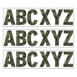 Eureka® Classic Camo 7" Deco Letters, 129 Per Pack, 3 Packs - 1 of 2