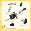 20 Pcs 32 oz Plastic Long Neck Bottles with Pourer and Caps, Juice Pour Bottles with Stainless Steel Pourer - 4 of 4