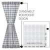 Sawyer Mill Black Plaid Door Panel 72x40  VHC Brands - 3 of 4