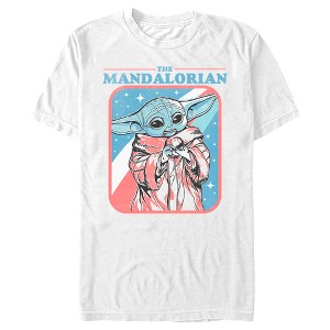 Men's Star Wars The Mandalorian Fourth of July Grogu Stars and Stripes T-Shirt - 1 of 4