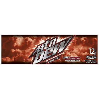 Mountain Dew Game Fuel Citrus Cherry 12pk12 Fl Oz Cans - 