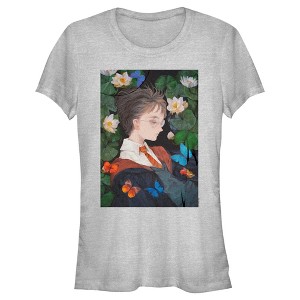 Juniors Womens Harry Potter Artistic Harry in Lily Pads T-Shirt - 1 of 4