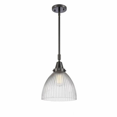 Seneca Falls - 1 Light Stem Hung Mini Pendant In Traditional Style-13.13 Inches Tall and 9.5 Inches Wide