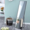NicBex Full Length Floor Standing Mirror, Full Body Wall Mounted Mirrors with Solid Wood Frame for Bedroom Living Room Entryway - 2 of 4