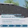 ORRD 5x3 FT Metal Outdoor Storage Shed - Lockable, Pitched Roof - Gray for Garden/Backyard/Bike Storage - 3 of 4