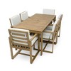 CAVINAS Patio Table and Chairs Set Porch Furniture Removable Cushions Outdoor Dining Set with Chairs for Patio - 2 of 4