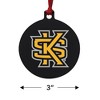Kennesaw State Owls Logo Aluminum Holiday Christmas Tree Ornament - 3 of 4