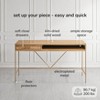 MH London Bilbao 22" Solid Wood and Metal  Base Writing Desk - 3 of 4