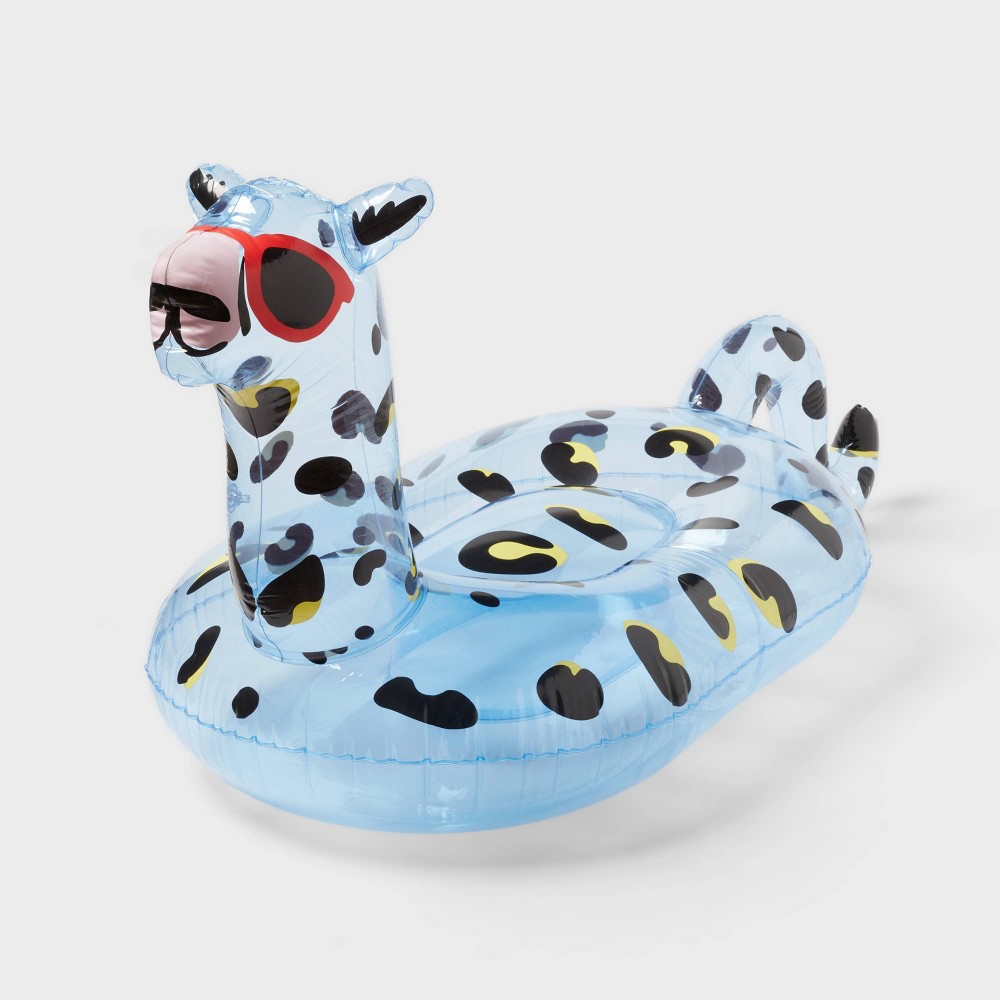 Pool Float Leopard - Sun Squad™: PVC Water Inflatable for 1 Person