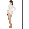 Memoi Women's Bonded Long Sleeve Bodysuit - 3 of 4