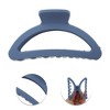 Unique Bargains Frosted Half Circle Hair Clips 1 Pc - 3 of 4