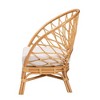 bali & pari Emmeline Rattan Accent Chair Honey - 4 of 4