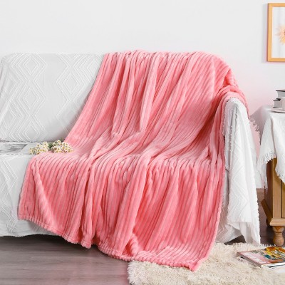 All Seasons Plush Flannel Blanket, Soft and Warm Bed Blanket for Couch Sofa Bed - NTBAY