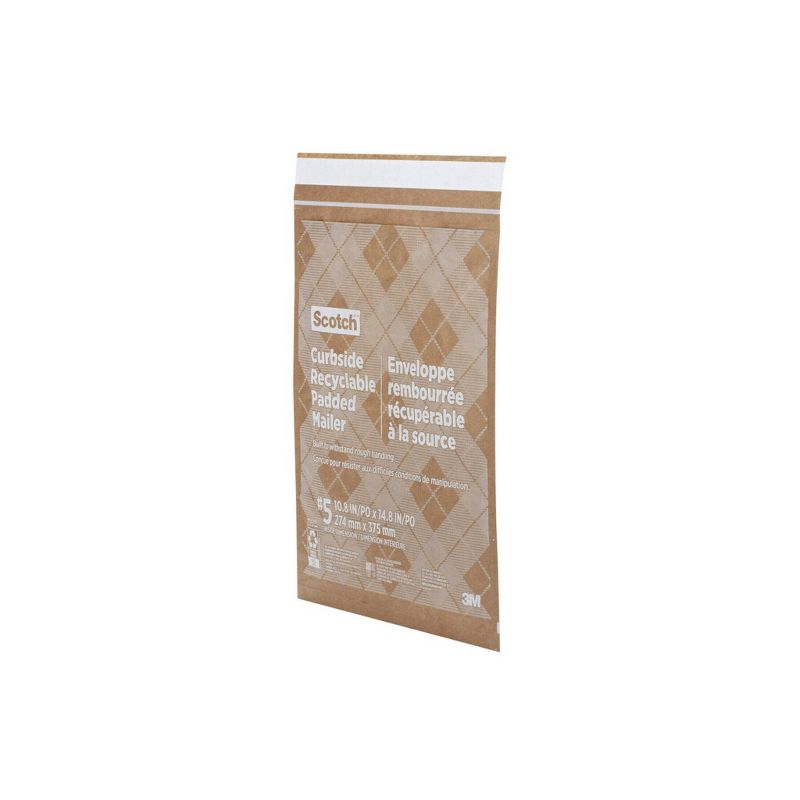 Scotch 6pk Curbside Recyclable Mailer Size 5 Brown, 2 of 17