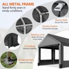 12'x20' Heavy Duty Carport with 6 Roll-Up Windows - Portable Garage Shelter for Cars, SUVs, Trucks & Boats, Easy Assembly - 4 of 4