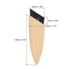Unique Bargains Portable Household Horsehair Shoes Cleaning Brush with Wood Handle 5 Pcs - 2 of 4