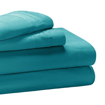 Luxury Egyptian Quality Cotton 650 Thread Count Solid Deep Pocket Sheet Set by Blue Nile Mills