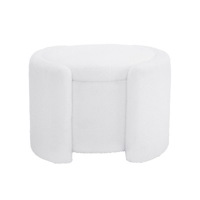 Christopher Knight Home Birrell Upholstered Round Storage Ottoman
