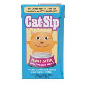 Cat-Sip Vanilla Flavor Milk Cat Treat - 8.6oz
