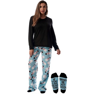 Just Love Ultra-soft Womens Pajama Pant Set With Matching Socks With  Sayings / Christmas Pajamas 6734-10331-1x : Target