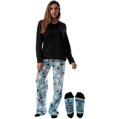 Just Love Womens Ultra-soft Pajama Pant Set With Matching Socks