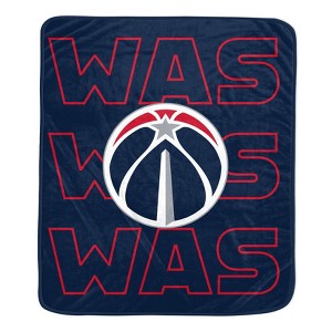 NBA Washington Wizards Echo Ultra Soft Blanket - 1 of 1
