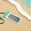 Unique Bargains Luminous Mobile Waterproof Bag 4.92"x9.65" 2 Pcs - 2 of 4
