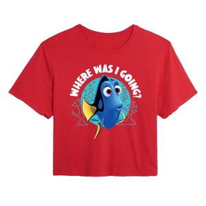 Women's - Disney - Where Was I Going Cropped Graphic T-Shirt - 1 of 4