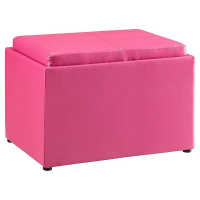 pink ottoman target