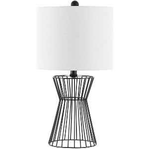 Rayna 19.5 Inch Table Lamp - Black - Safavieh. - 1 of 4