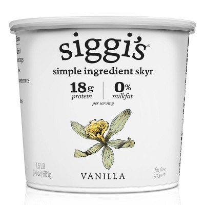 siggi's Vanilla Icelandic Skyr Yogurt - 24oz