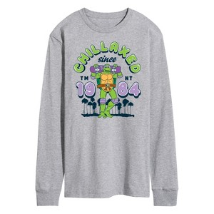 Men's - Teenage Mutant Ninja Turtles - Chillaxed Since 84 Long Sleeve Graphic T-Shirt - 1 of 4