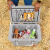 IRIS USA Insulated Extremely Cold Cooler Box, Heavy Duty Cooler with Secure Metal Buckles and Vacuum-Insulated Panels, Durable Ice Chest - 2 of 4