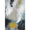 24"x40" Set of 3 Colleen Modern Abstract Wall Arts - A&B Home: Embellished Gold Streaks, Includes Mount Hardware - 3 of 4