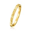 Ross-Simons Italian 10kt Yellow Gold Textured Ring - 3 of 4