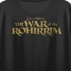 Lord Of The Rings War Of The Rohirrim Rohan Scenery Women's Black Crew Neck Short Sleeve Crop Top - 4 of 4