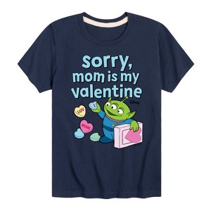 Boys' - Toy Story - Sorry Mom My Valentine Short Sleeve Graphic T-Shirt - 1 of 4